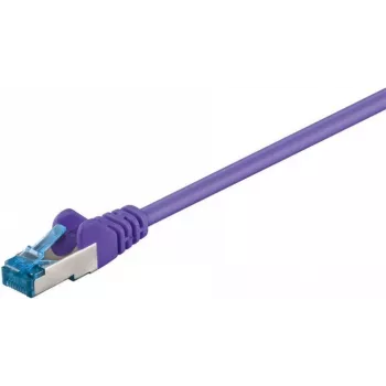 Cablu patch DSIT CAT 6a S/FTP LSOH, 0,5 m, violet, RJ45, 10Gbps, 500MHz, fără halogen
