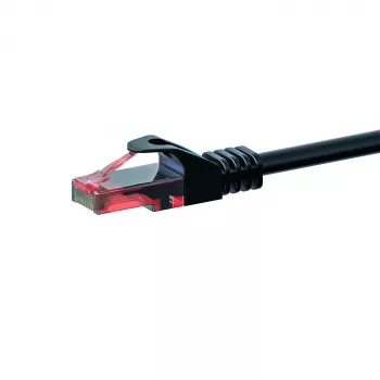 Cablu de rețea DSIT CAT6 U/UTP, 50 m, negru, cupru 100% (DC-60-500)