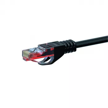 Cablu de rețea DSIT CAT6 U/UTP, 50 m, negru, cupru 100% (DC-60-500)