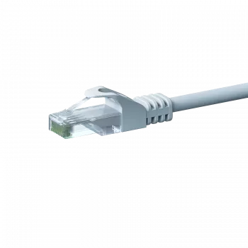 Cablu de rețea DSIT CAT 6 U/UTP, 20 m, alb, CCA, RJ45
