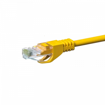 Cablul patch de rețea DSIT CAT 5e U/UTP 0,5 m galben CCA (DC-C57-005)