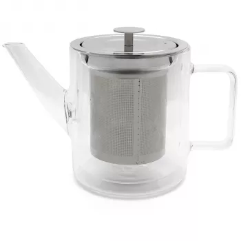 Ceainic din sticlă cu pereți dubli Bredemeijer San Remo 1,0L cu filtru