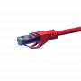 Cablu patch DSIT UTP CAT6a 0,25 m roșu 100% cupru (DC-U6A5-002)