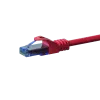 Cablu patch DSIT UTP CAT6a 0,25 m roșu 100% cupru (DC-U6A5-002)