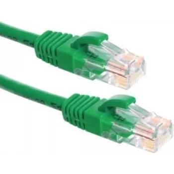 Cablu patch DSIT CAT6a U/UTP 100% cupru, RJ45, 1,5 m, verde