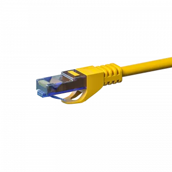 Cablu de rețea DSIT CAT6a U/UTP 100% cupru, 2 m, galben (DC-U6A7-020)
