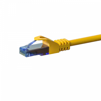 Cablu de rețea DSIT CAT6a U/UTP 100% cupru 15 m galben 10GbE 500MHz