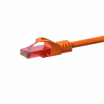 Cablu patch de rețea DSIT CAT6, U/UTP, 0,15 m, portocaliu, 100% cupru (DC-66-001)