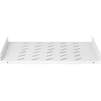 Raft fix DSIT 1U pentru echipamente pentru dulapuri de perete cu adâncimea de 600 mm, alb