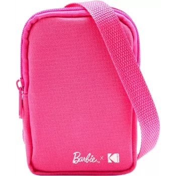Husă moale Kodak x Barbie cu fermoar și curea de umăr crossbody pentru Printomatic și Step Slim, roz (RODBCMPK)