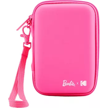Kodak x Barbie EVA Case with Removable Strap and Mesh Pocket for Printomatic and Step Slim, Pink (RODBCEPK)