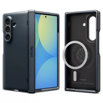 Husă SPIGEN Slim Armor Pro MagSafe pentru Samsung Galaxy Z Fold 8 Ultra - Metal Slate