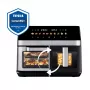 TESLA AirCook DualZone Q787 XXL Deluxe 9L Friteuză cu aer cald cu două coșuri Negru