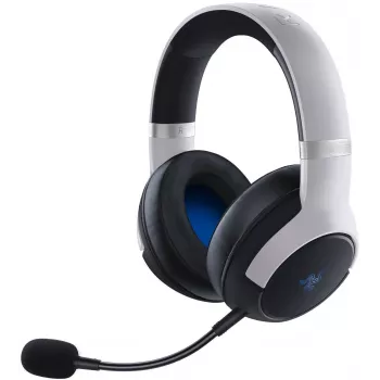 Cască gaming wireless Razer Kaira Pro pentru PlayStation - Alb