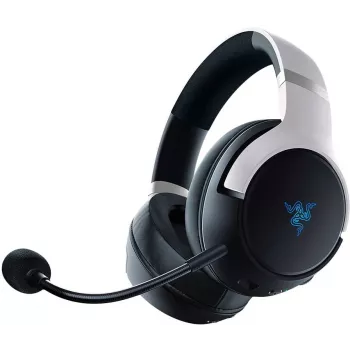 Cască gaming wireless Razer Kaira Pro pentru PlayStation - Alb