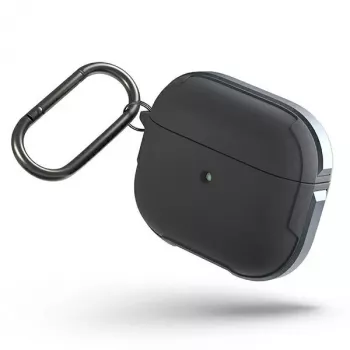 UNIQ Valencia Husă antimicrobiană pentru AirPods generația 3, gri