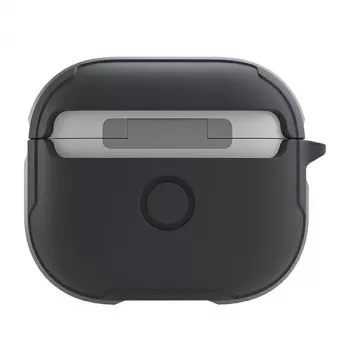 UNIQ Valencia Husă antimicrobiană pentru AirPods generația 3, gri