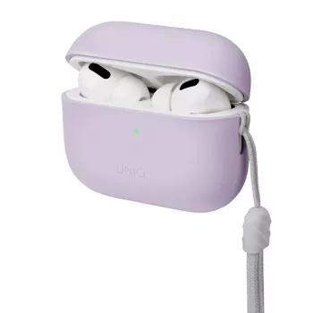 UNIQ Lino Husă din silicon pentru AirPods Pro generația 2 - Lilac Lavender