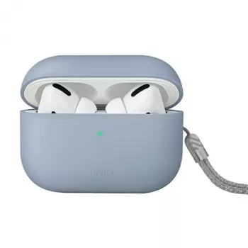 Husă din silicon UNIQ Lino pentru AirPods Pro generația 2 (2022/2023) Arctic Blue