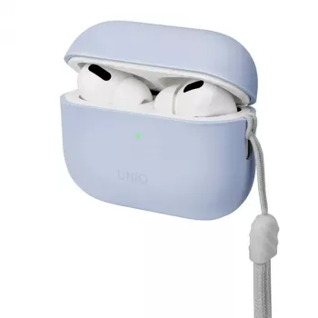 Husă din silicon UNIQ Lino pentru AirPods Pro generația 2 (2022/2023) Arctic Blue