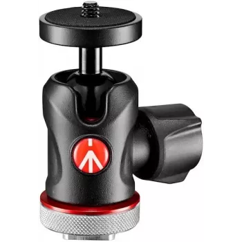 Cap sferic Manfrotto MH492LCD-BH pentru papucul de blitz al aparatului foto, negru