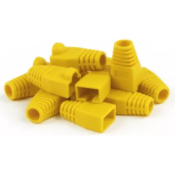 Manșon de protecție anti-tracțiune RJ45 DSIT DANICOM galben, pachet de 10