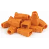 Mâner protecție DSIT Danicom RJ45 portocaliu, pachet de 10 bucăți – protecție anti-agățare pentru cabluri Ethernet