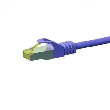 DSIT Cablu de rețea Cat.7 S/FTP PiMF RJ45, Violet, 30 m