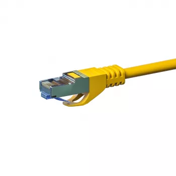 Cablu de rețea DSIT CAT 6a LSOH - S/FTP - 50 metri - galben (DC-6A7-500)