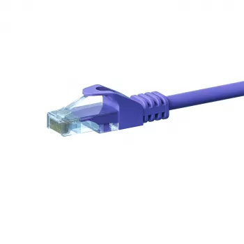 Cablu de rețea DSIT CAT5e U/UTP, 20 m, violet, 100% cupru (DC-58-200)