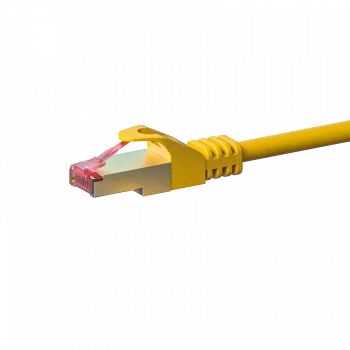 Cablu patch de rețea DSIT CAT 6 S/FTP LSOH, 3 m, galben (DC-S67-030)
