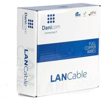 Cablu de rețea DSIT DANICOM CAT5E UTP 100m PVC Fca