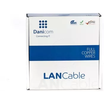 Cablu de rețea DSIT DANICOM CAT5E UTP 100m PVC Fca