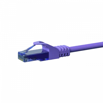 Cablu de rețea DSIT CAT6a cupru 100% - U/UTP - 0,15 m - violet (DC-U6A8-001)