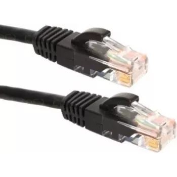 Cablu patch Ethernet DSIT CAT6a U/UTP cupru 100%, 2 m, negru