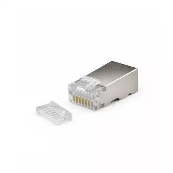 Conector de rețea DSIT FTP RJ45 CAT6 pentru cabluri flexibile - 10 bucăți