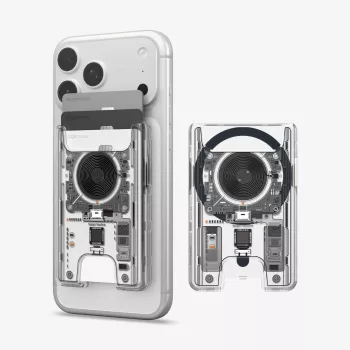 Suport magnetic pentru carduri SPIGEN Ultra Hybrid Wallet MagSafe NEO One - negru