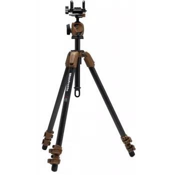 Kit treppied din carbon Manfrotto Alpha S.H.O.T. cu cap cu bilă (MK-R04-SD)