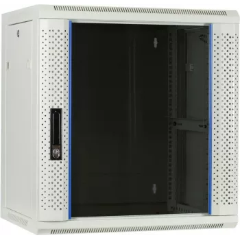 DSIT DS6412W 12U Carcasă server de perete cu ușă din sticlă, 600x450x634 mm, Alb