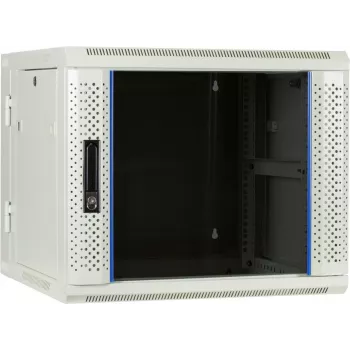 DSIT 9U Carcasă server reversibilă de perete cu ușă din sticlă, Alb, 600x600x501 mm (DS6609W-DOUBLE)