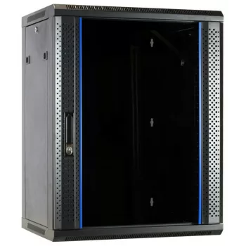 DSIT DS6615 15U Carcasă server de perete cu ușă din sticlă, 600x600x770 mm, Negru