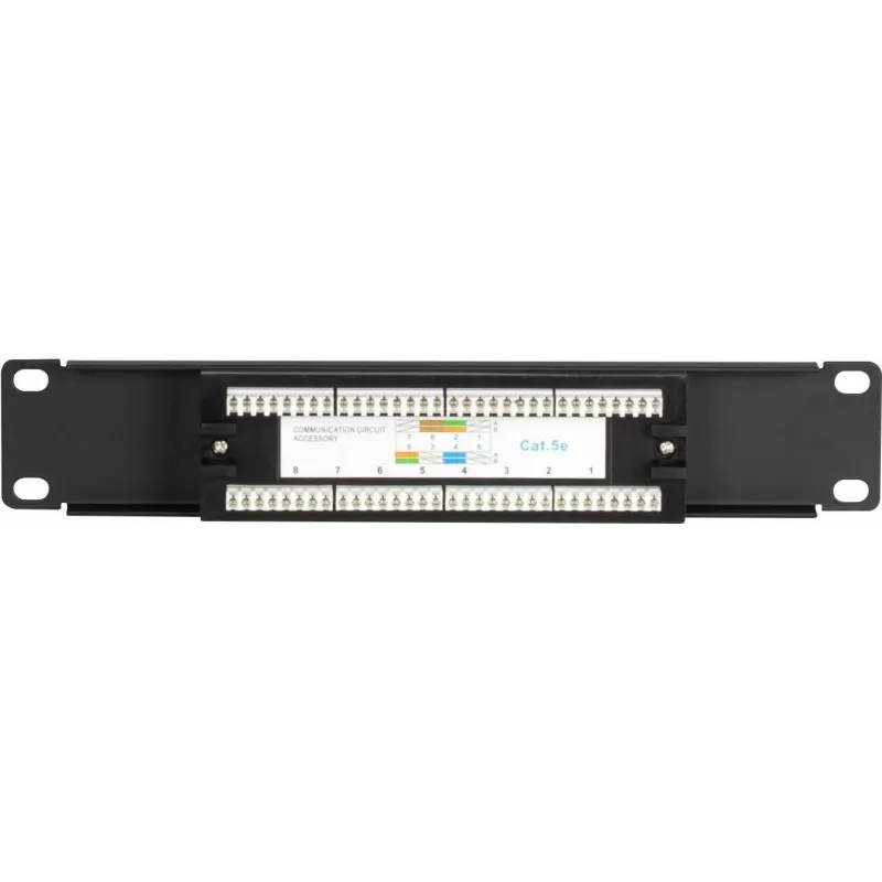 Patch panel DSIT DS-10Patch5-8UTP 10 inch 8 porturi UTP CAT 5e