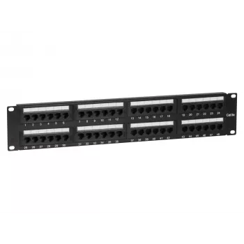 Patch panel de rețea DS-IT CAT 5e UTP, 19 inch, 48 porturi (DS-Patch5-48UTP)
