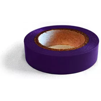 Bandă izolatoare PVC autoadezivă DSIT DC-Tape-Purple, 10 m x 19 mm, violet