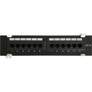 Patch panel de perete DSIT CAT 5e 12 porturi UTP