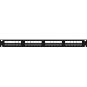 Patchpanel DSIT DS-Patch6a-24UTP 24 de porturi CAT6a UTP, 19 inch 1U, 10GbE, PoE+