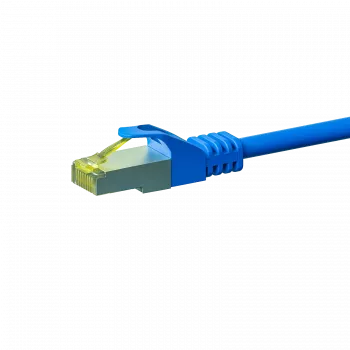 Cablu patch DSIT Cat.7 S/FTP PiMF RJ45, 0,5 m, albastru