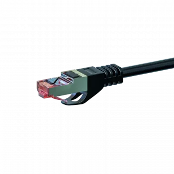 Cablu de rețea DSIT CAT 6 S/FTP LSOH, 0,5 m, negru