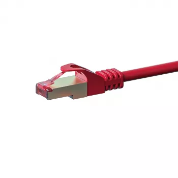 Cablu de rețea DSIT CAT 6 LSOH - S/FTP - 15 metri - roșu (DC-S65-150)