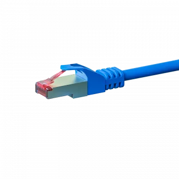 Cablu patch de rețea DSIT Cat 6 S/FTP LSOH, 20 m, albastru